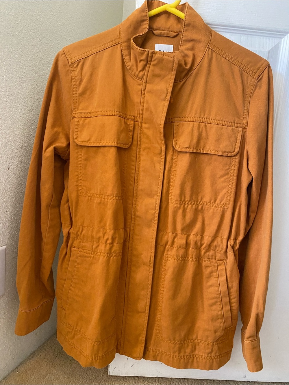 GAP Women's Utility Jacket in Burnt Orange